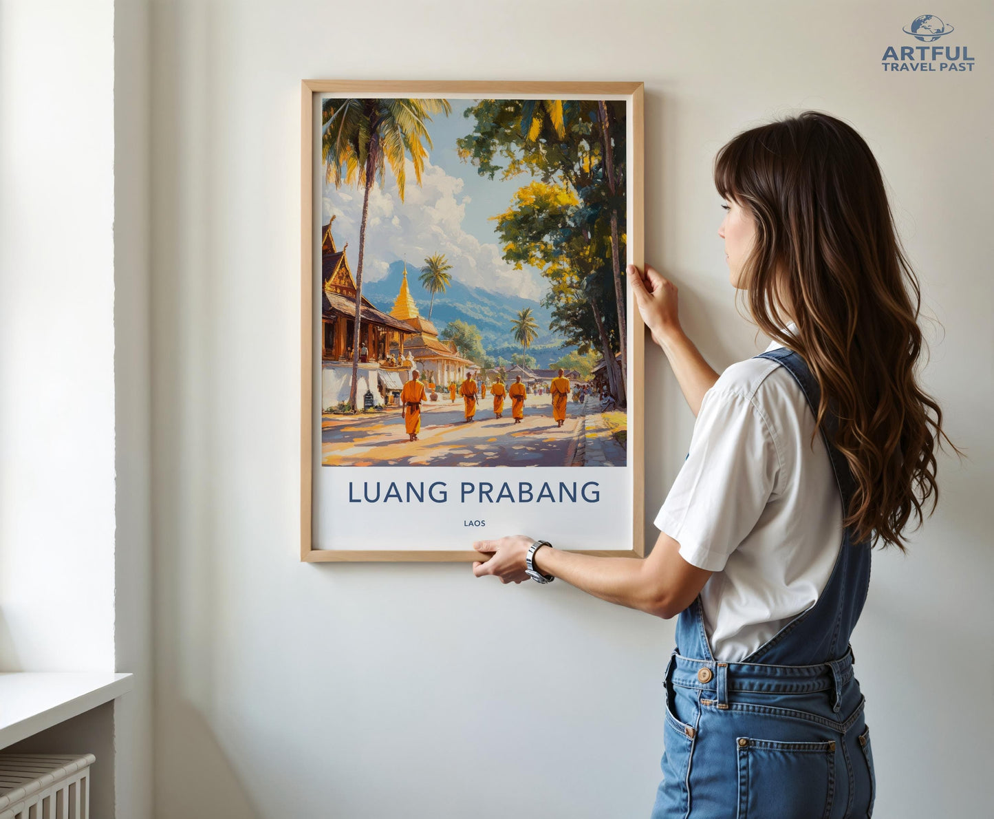 Luang Prabang Poster - Laos Wall Art