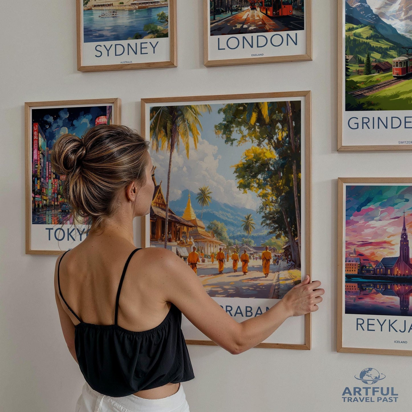 Luang Prabang Poster - Laos Wall Art