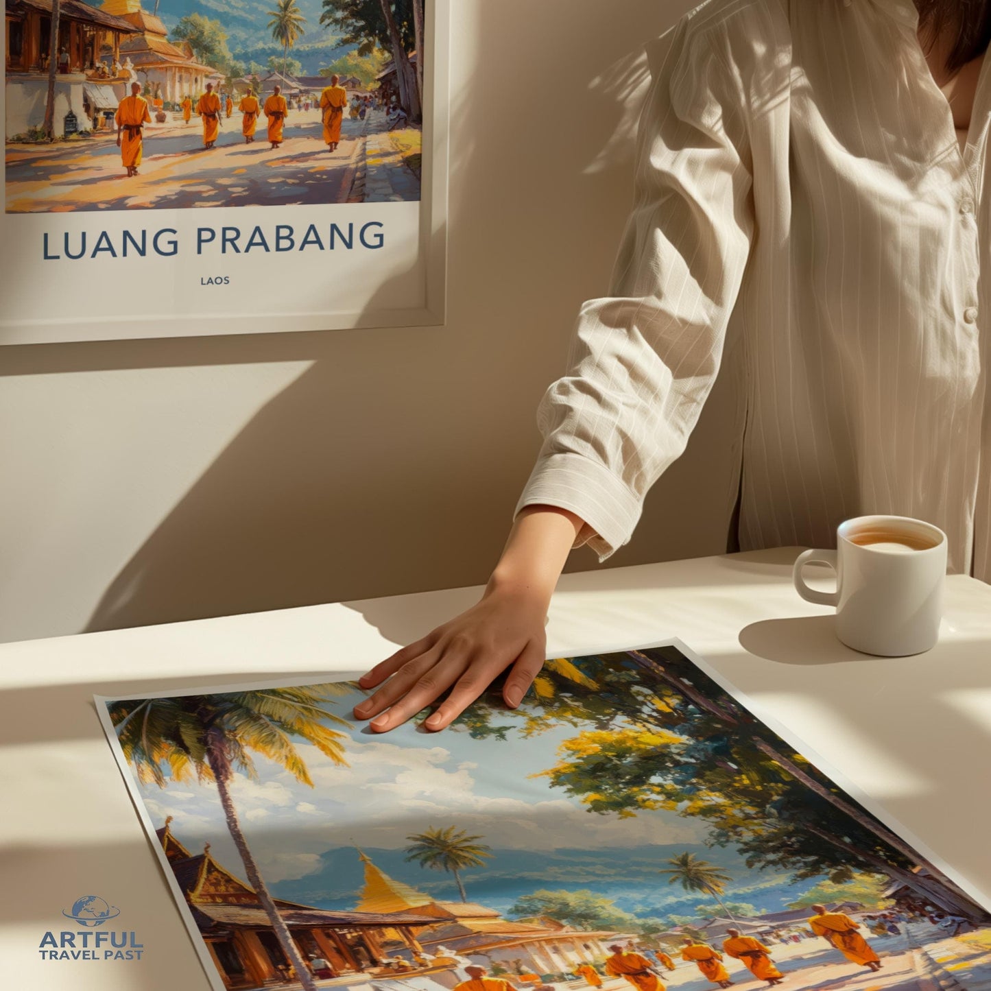 Luang Prabang Poster - Laos Wall Art