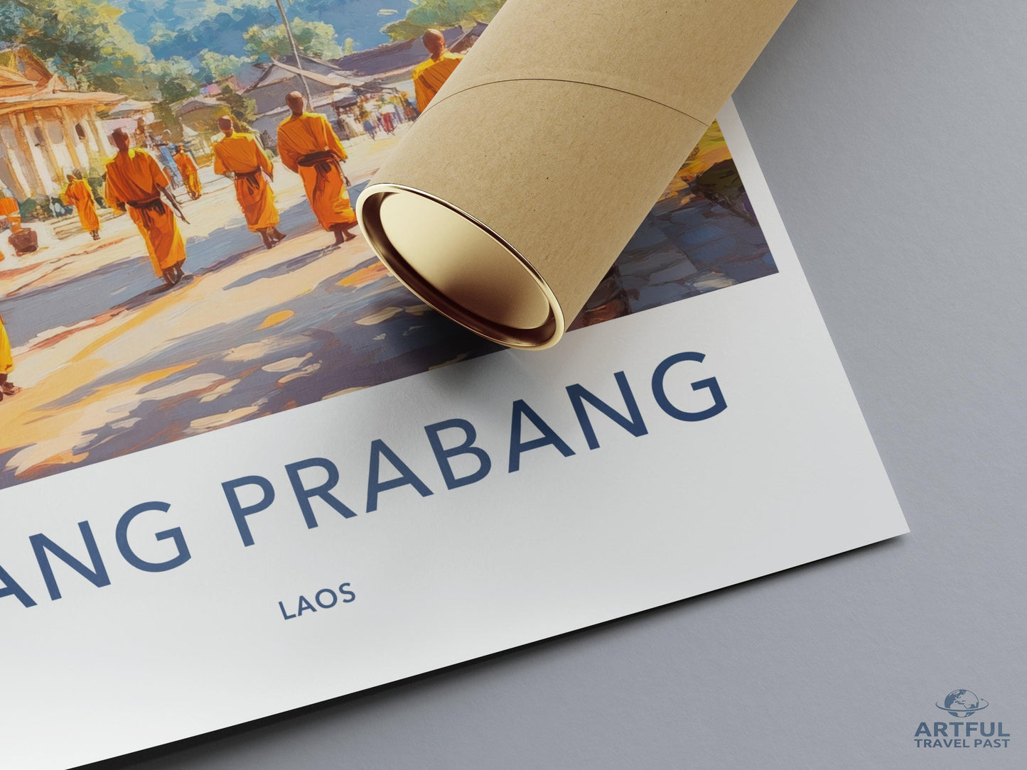 Luang Prabang Poster - Laos Wall Art