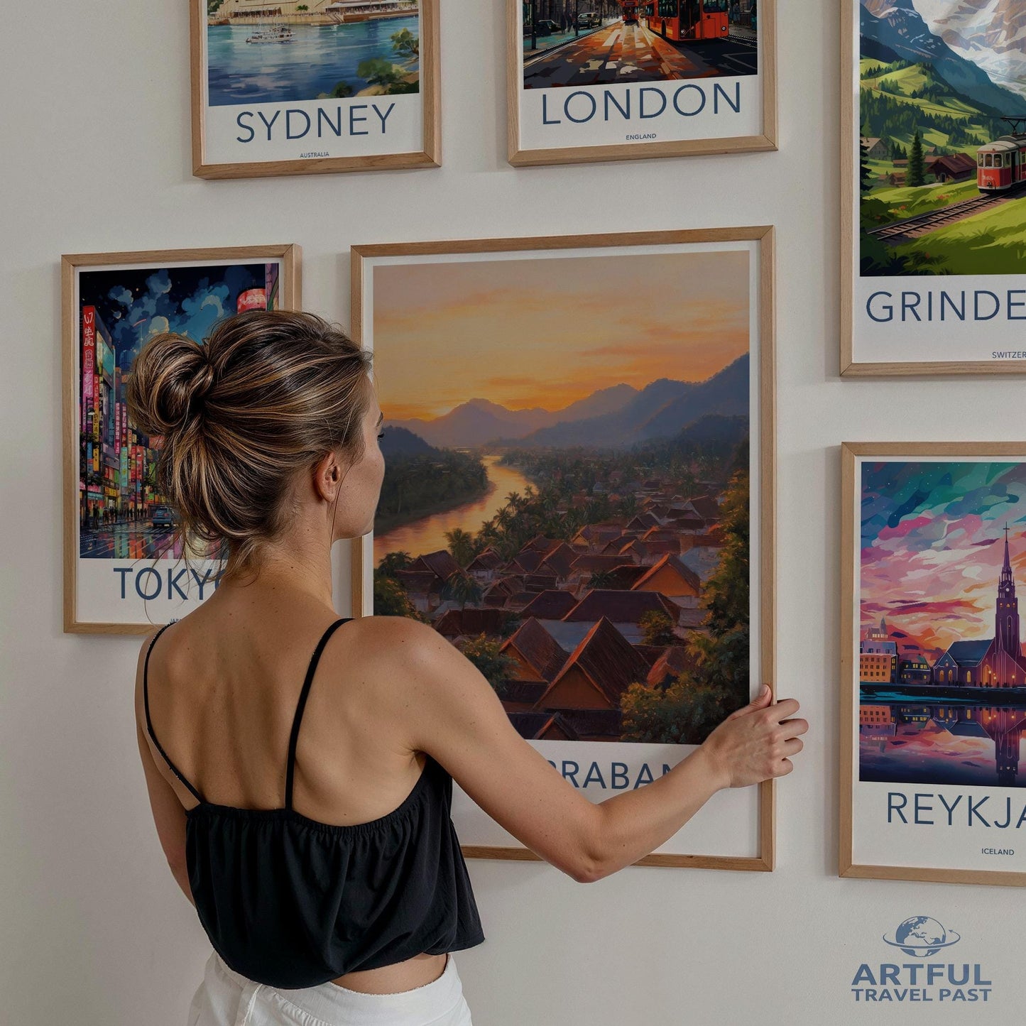 Luang Prabang Poster - Laos Wall Art