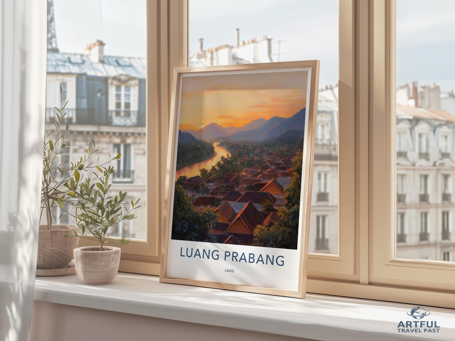 Luang Prabang Poster - Laos Wall Art
