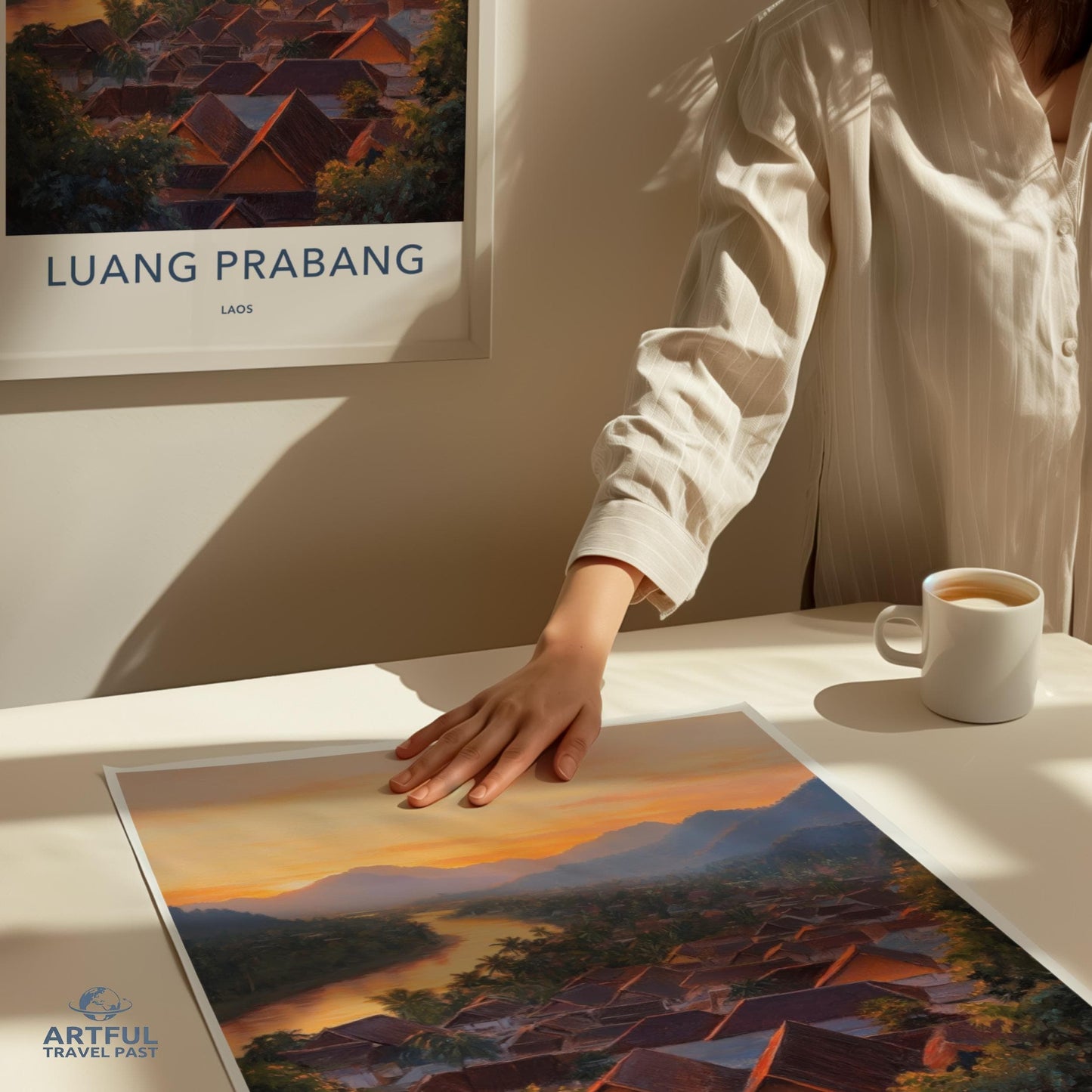 Luang Prabang Poster - Laos Wall Art