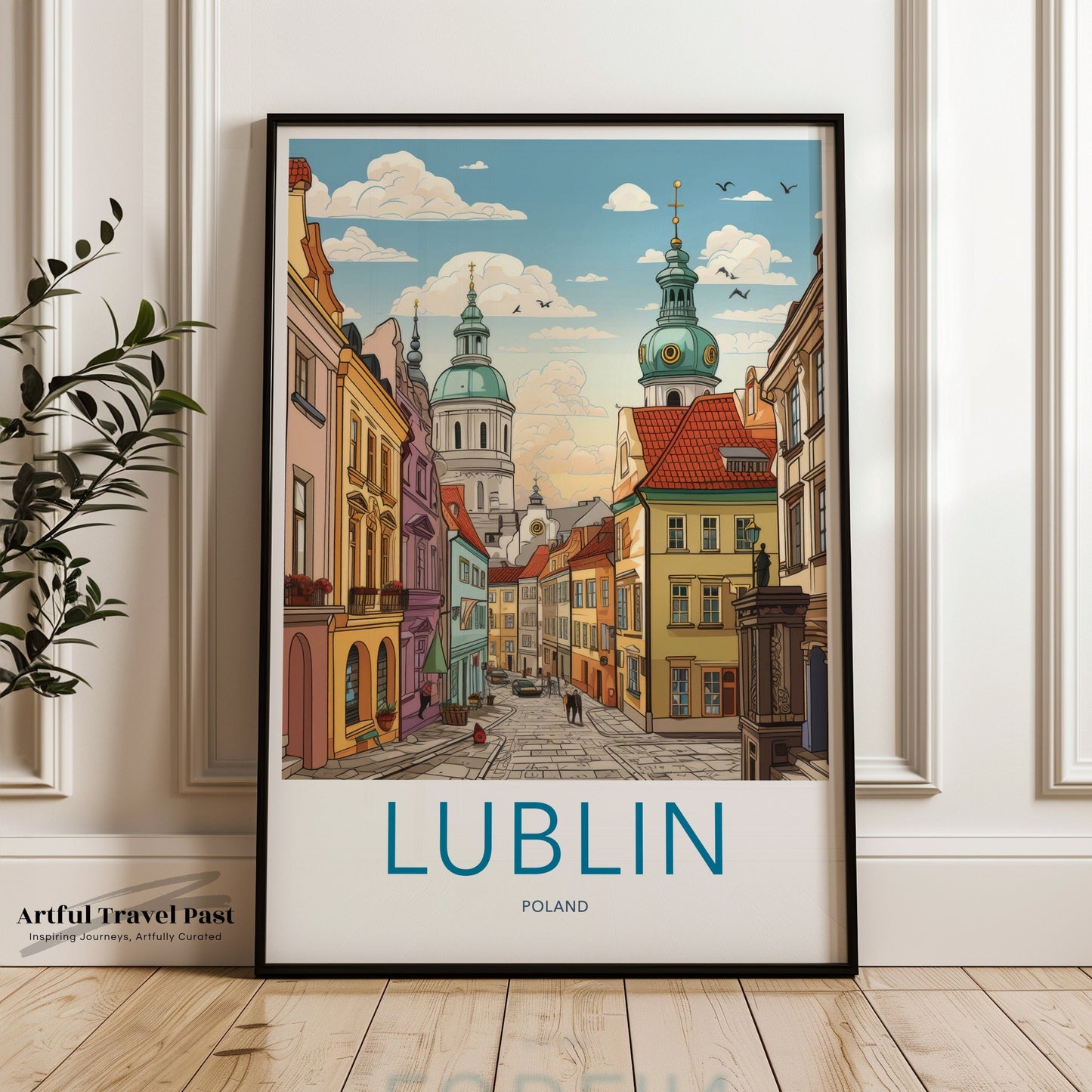 Lublin Poster - Poland Wall Art