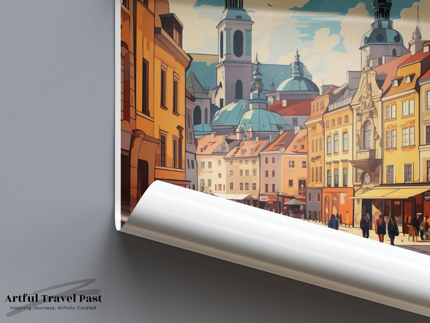 Lublin Poster | Poland Wall Art | Eastern Europe Decor