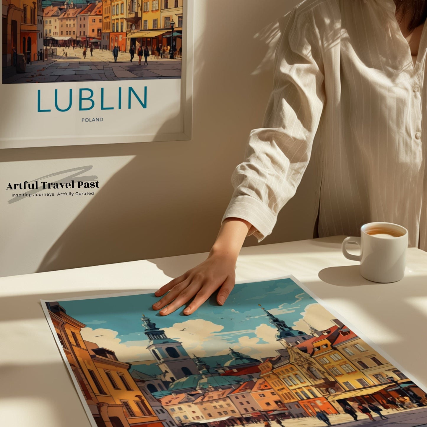 Lublin Poster | Poland Wall Art | Eastern Europe Decor
