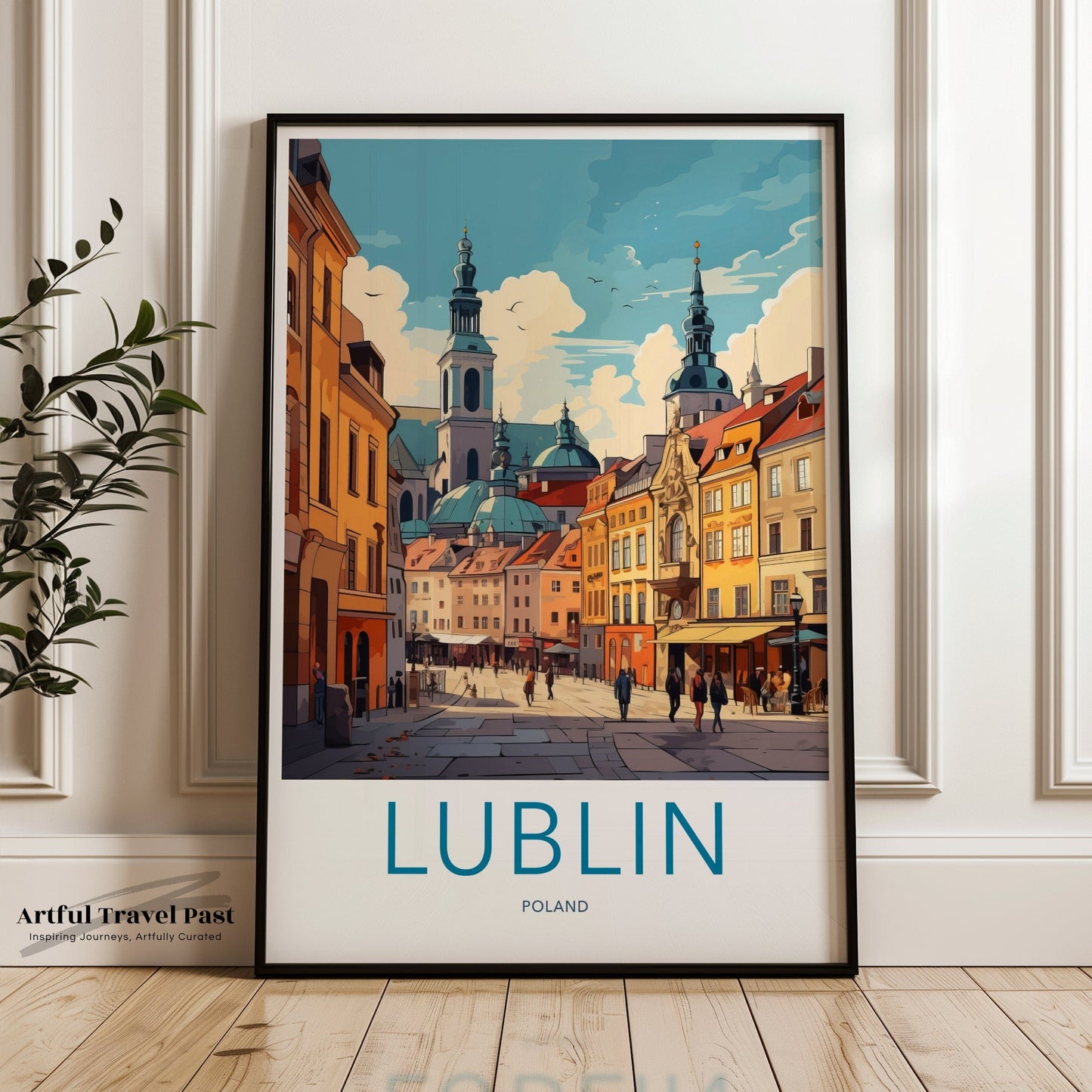 Lublin Poster | Poland Wall Art | Eastern Europe Decor