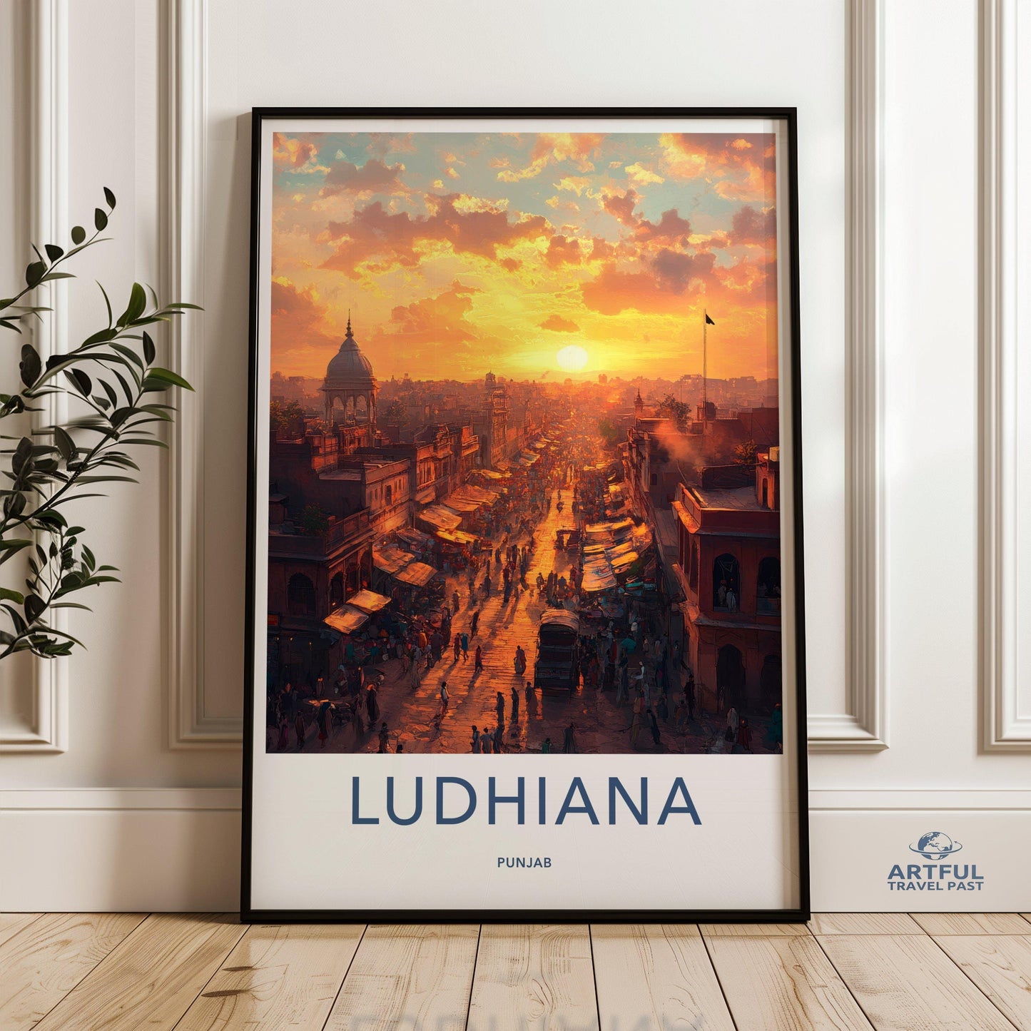 Ludhiana Poster - Punjab Wall Art