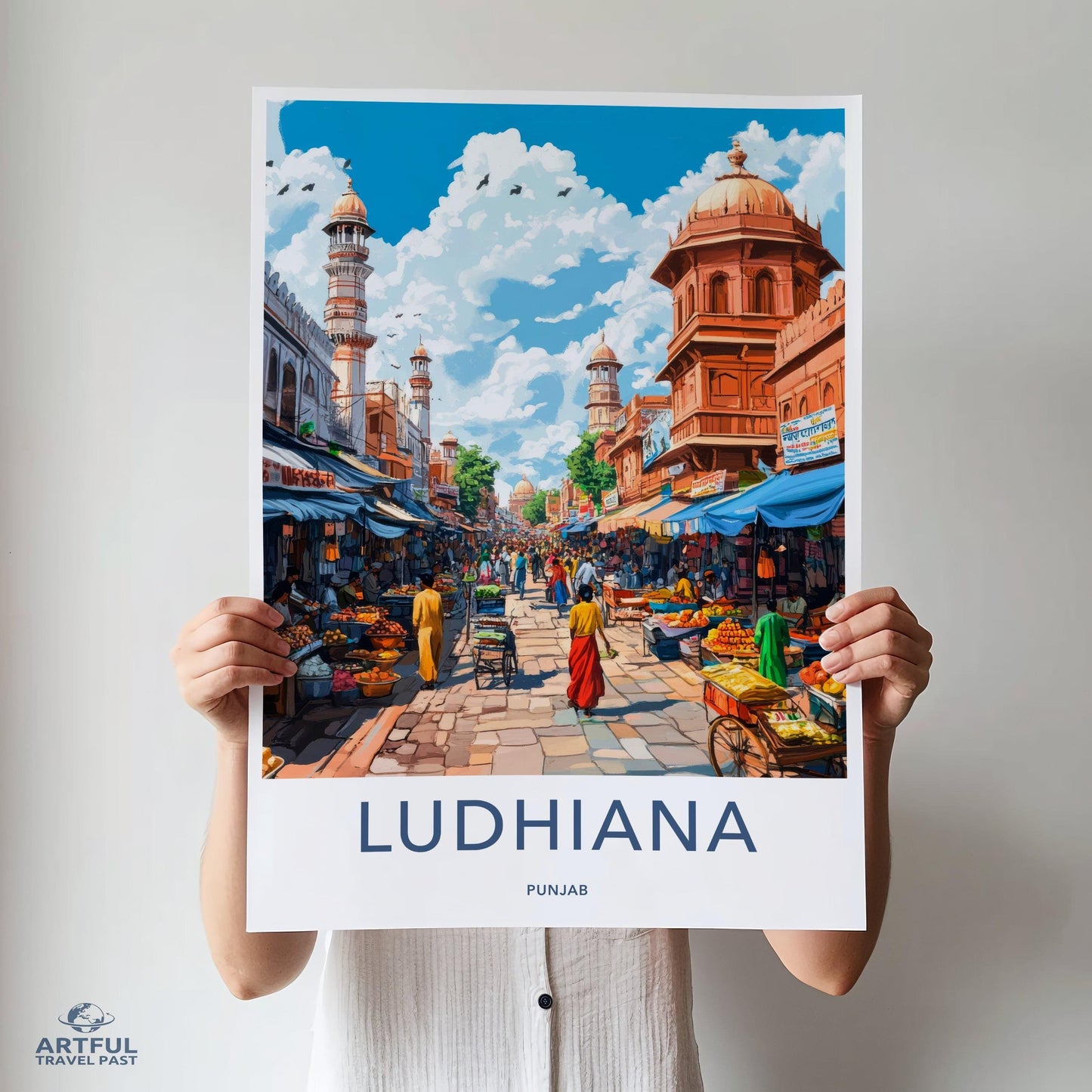 Ludhiana Poster - Punjab Wall Art