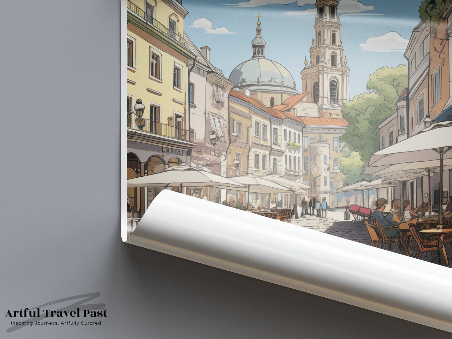 Lviv Poster | Ukraine Wall Art | Eastern Europe Decor