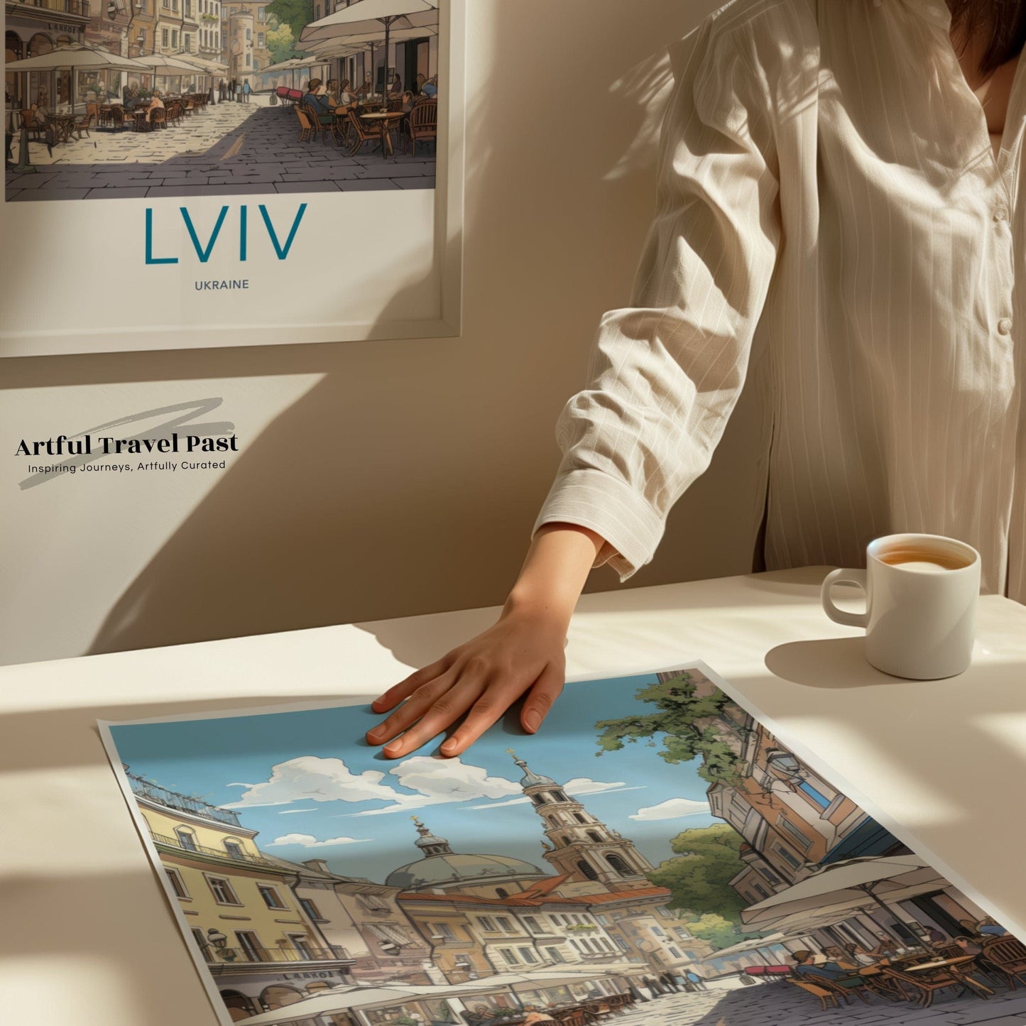 Lviv Poster | Ukraine Wall Art | Eastern Europe Decor