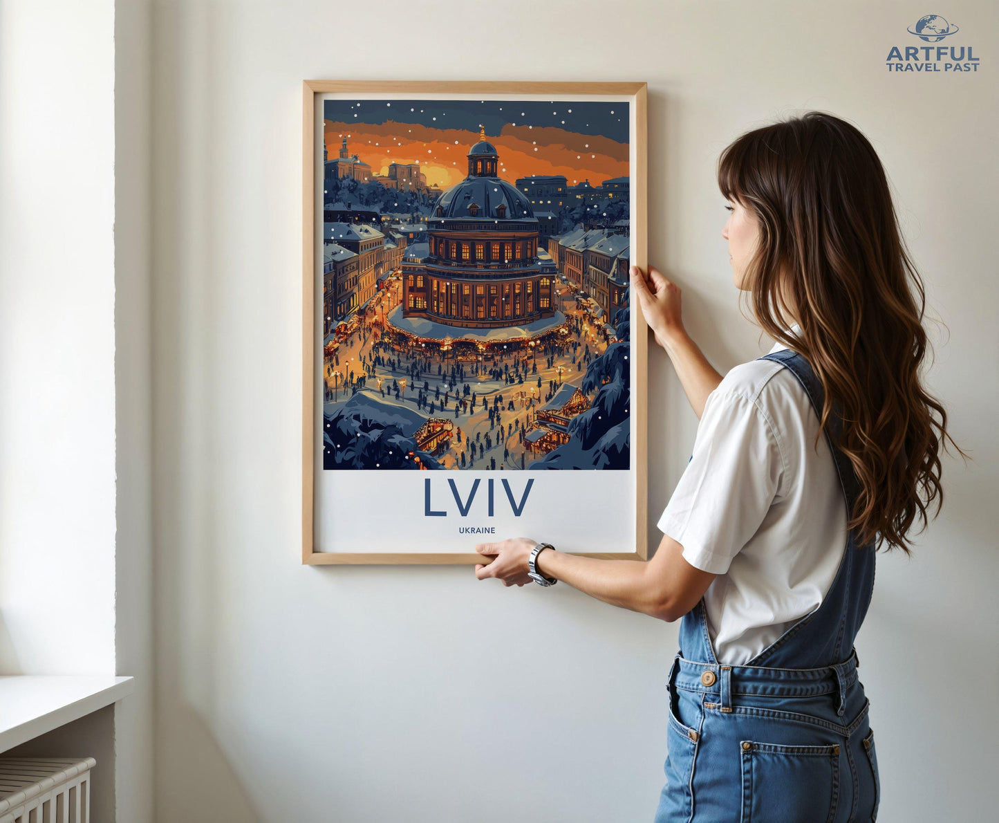 Lviv Poster | Ukraine Wall Art | Europe Decor