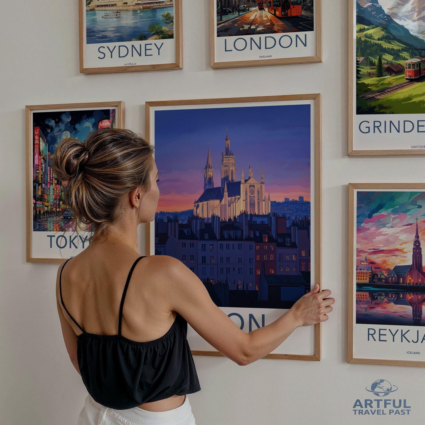 Lyon Poster | France Wall Art | Europe Decor