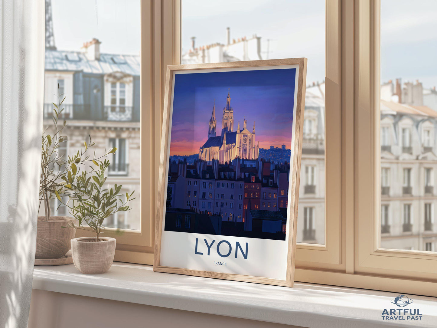 Lyon Poster | France Wall Art | Europe Decor