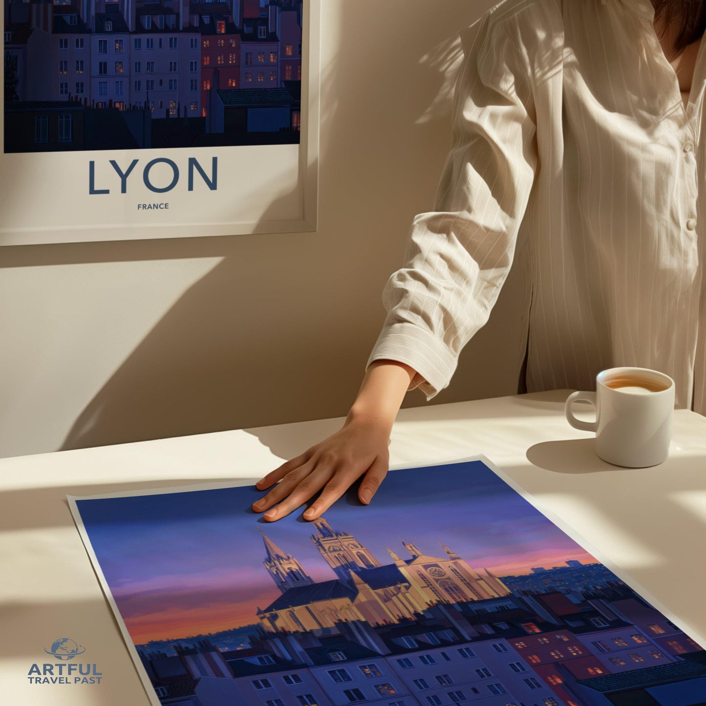 Lyon Poster | France Wall Art | Europe Decor