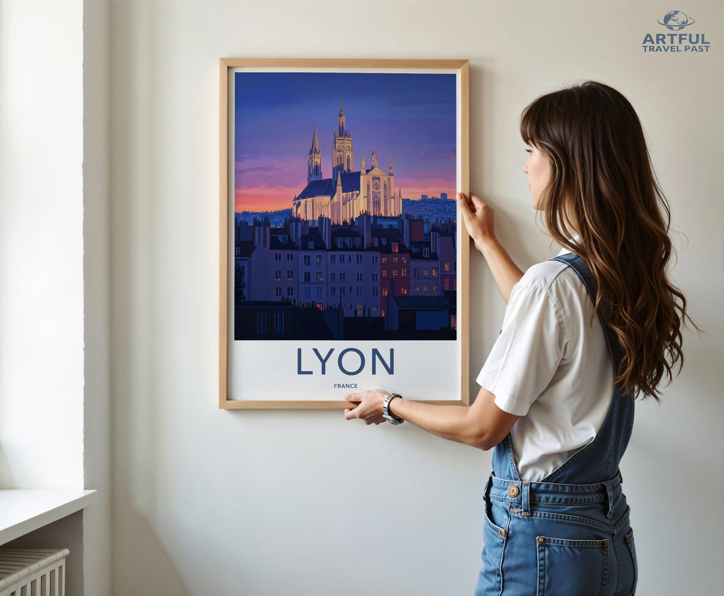 Lyon Poster | France Wall Art | Europe Decor