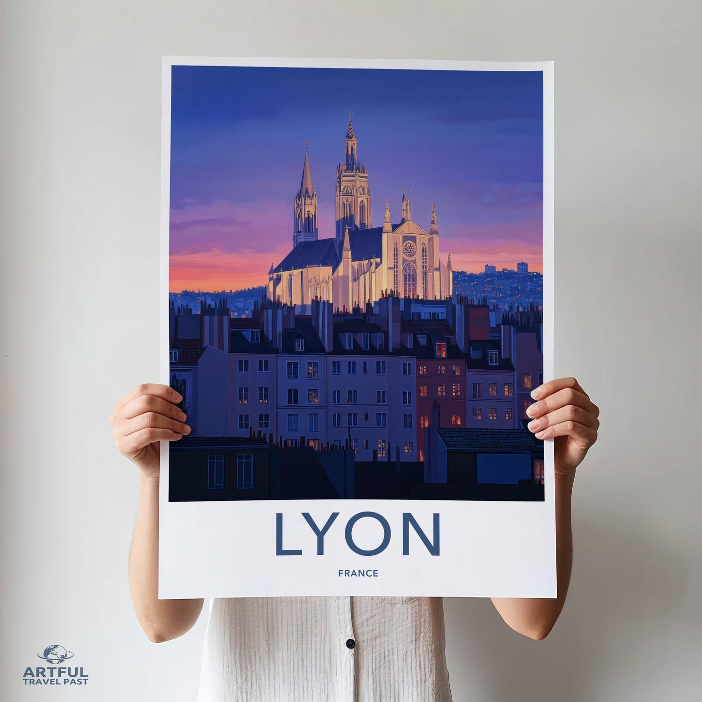 Lyon Poster | France Wall Art | Europe Decor