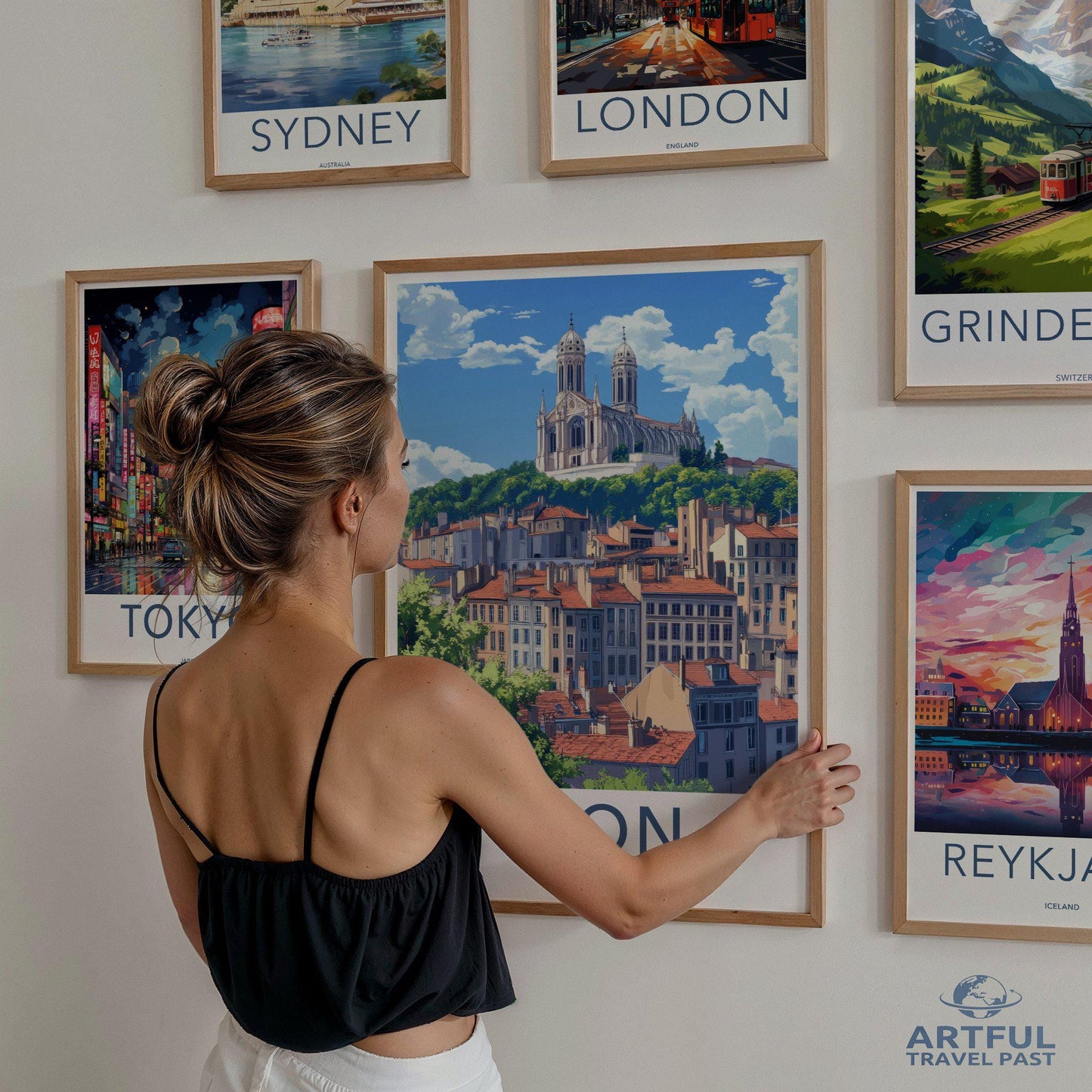 Lyon Poster | France Wall Art | Europe Decor