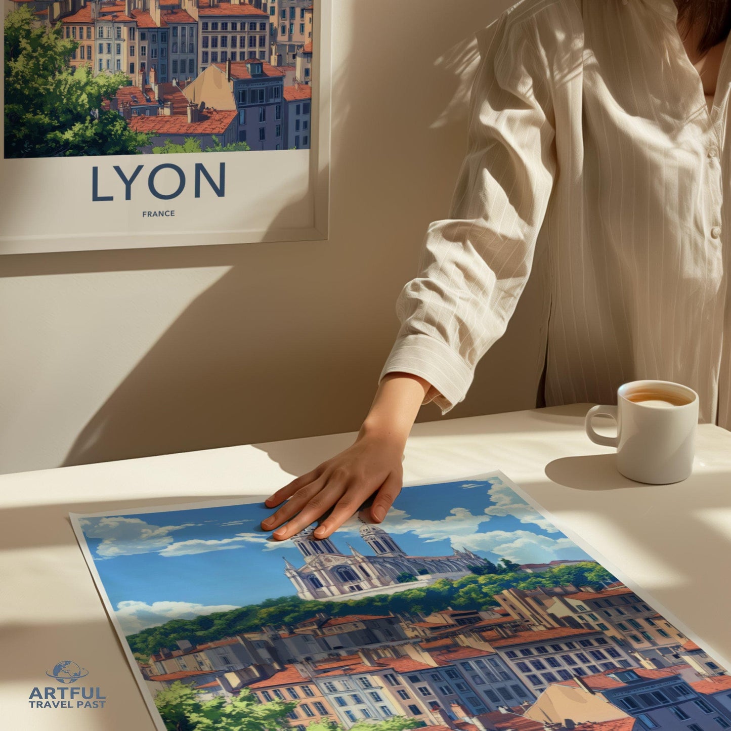 Lyon Poster | France Wall Art | Europe Decor
