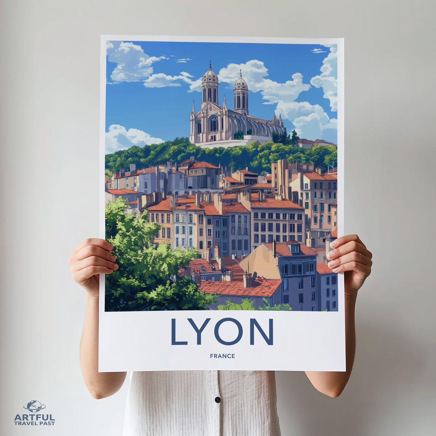 Lyon Poster | France Wall Art | Europe Decor