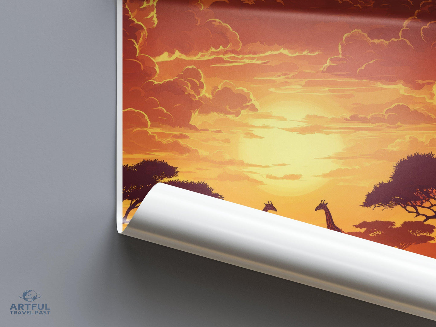 Maasai Mara Poster - Kenya Wall Art