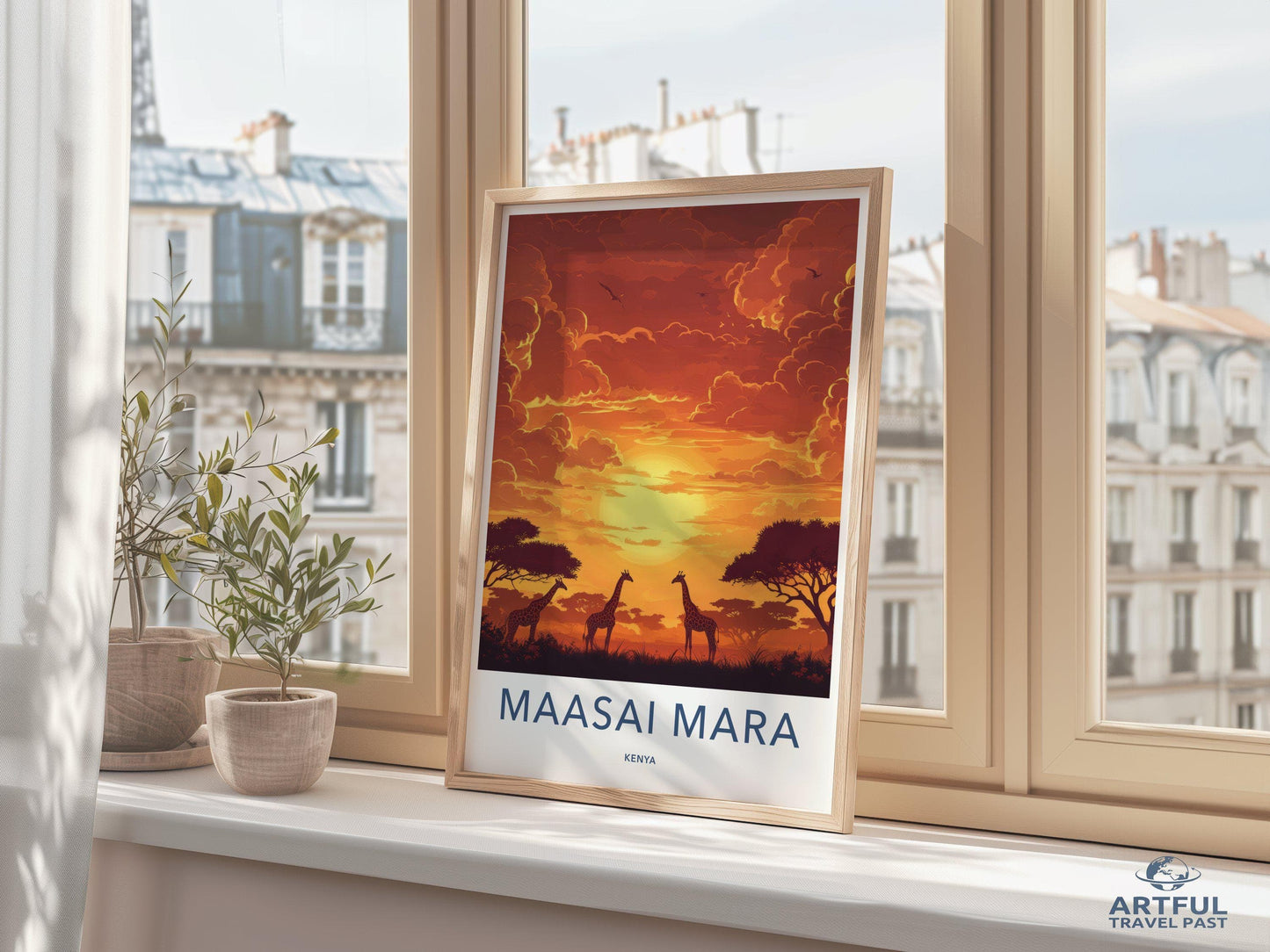 Maasai Mara Poster - Kenya Wall Art
