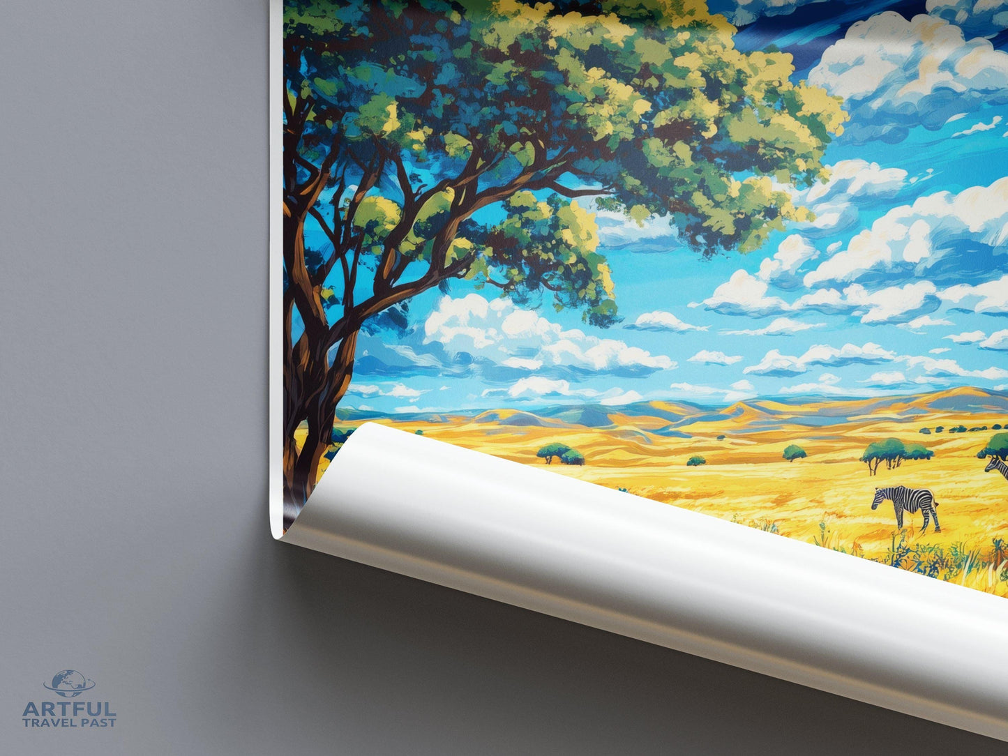 Maasai Mara Poster - Kenya Wall Art