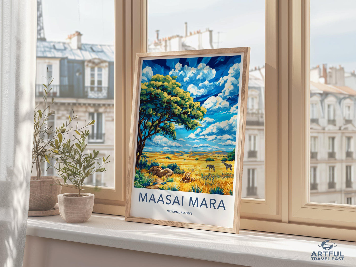 Maasai Mara Poster - Kenya Wall Art
