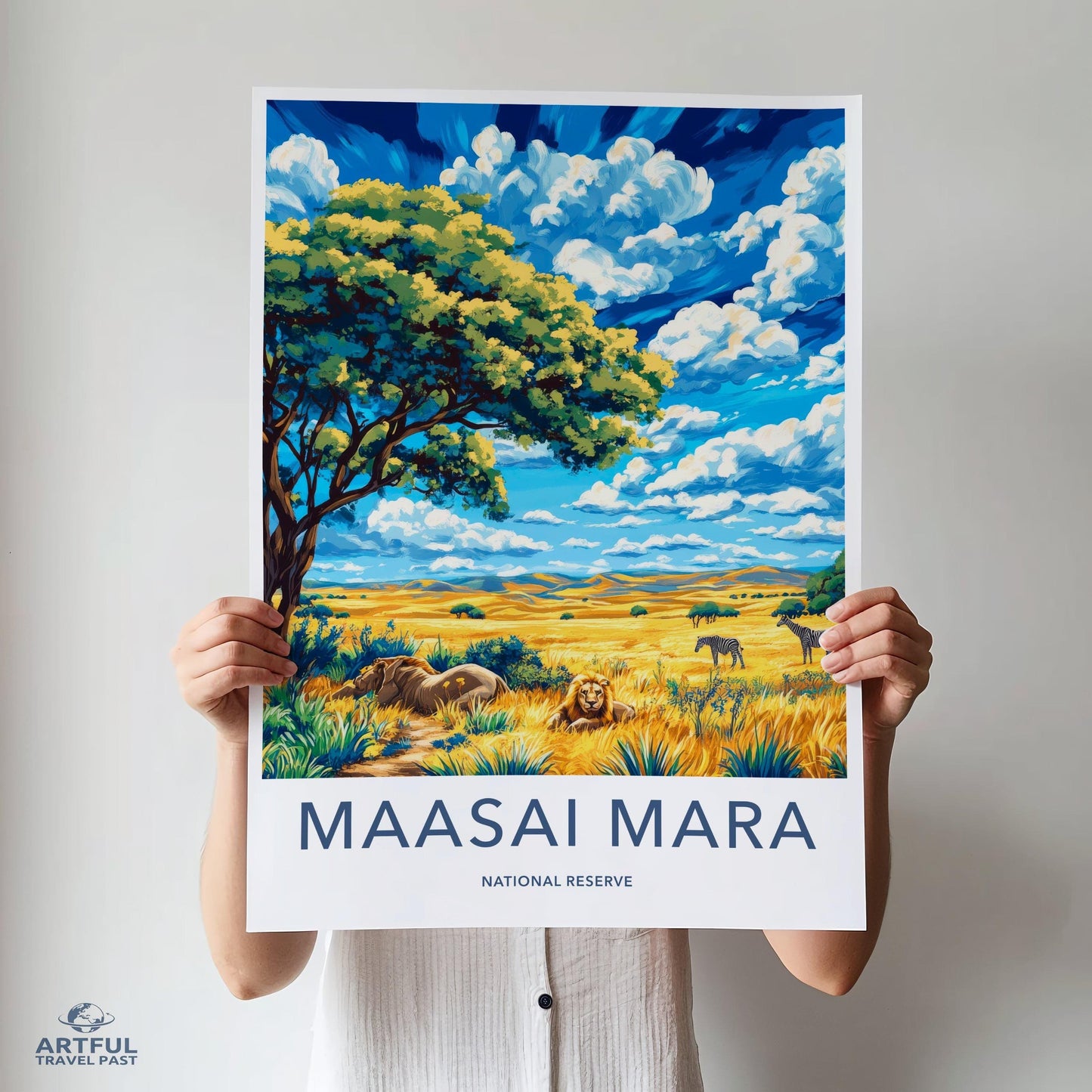 Maasai Mara Poster - Kenya Wall Art
