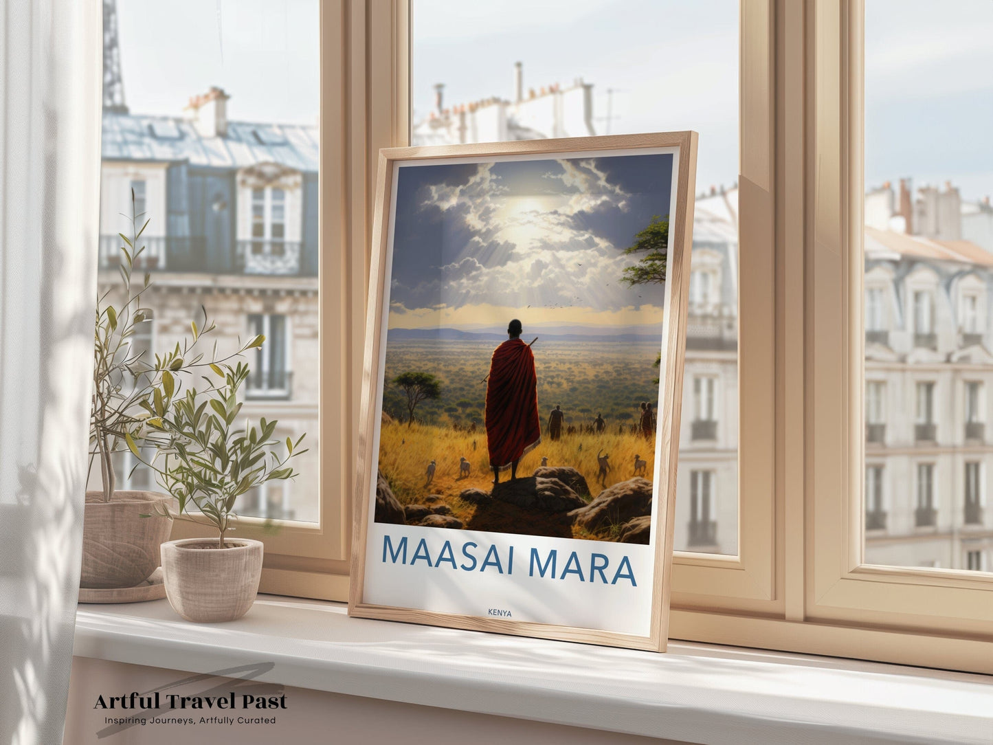 Maasai Mara Poster - Kenya Wall Art