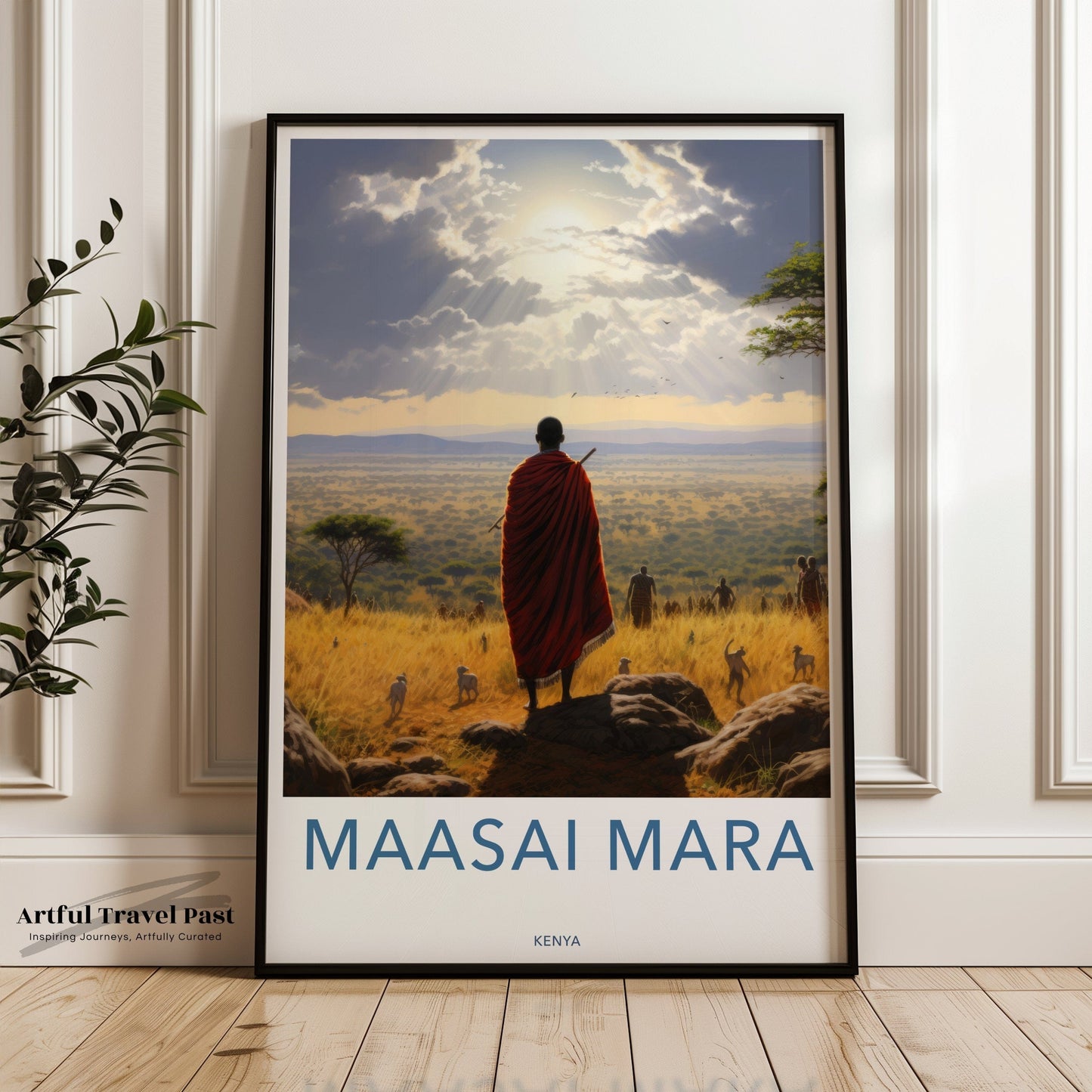 Maasai Mara Poster - Kenya Wall Art
