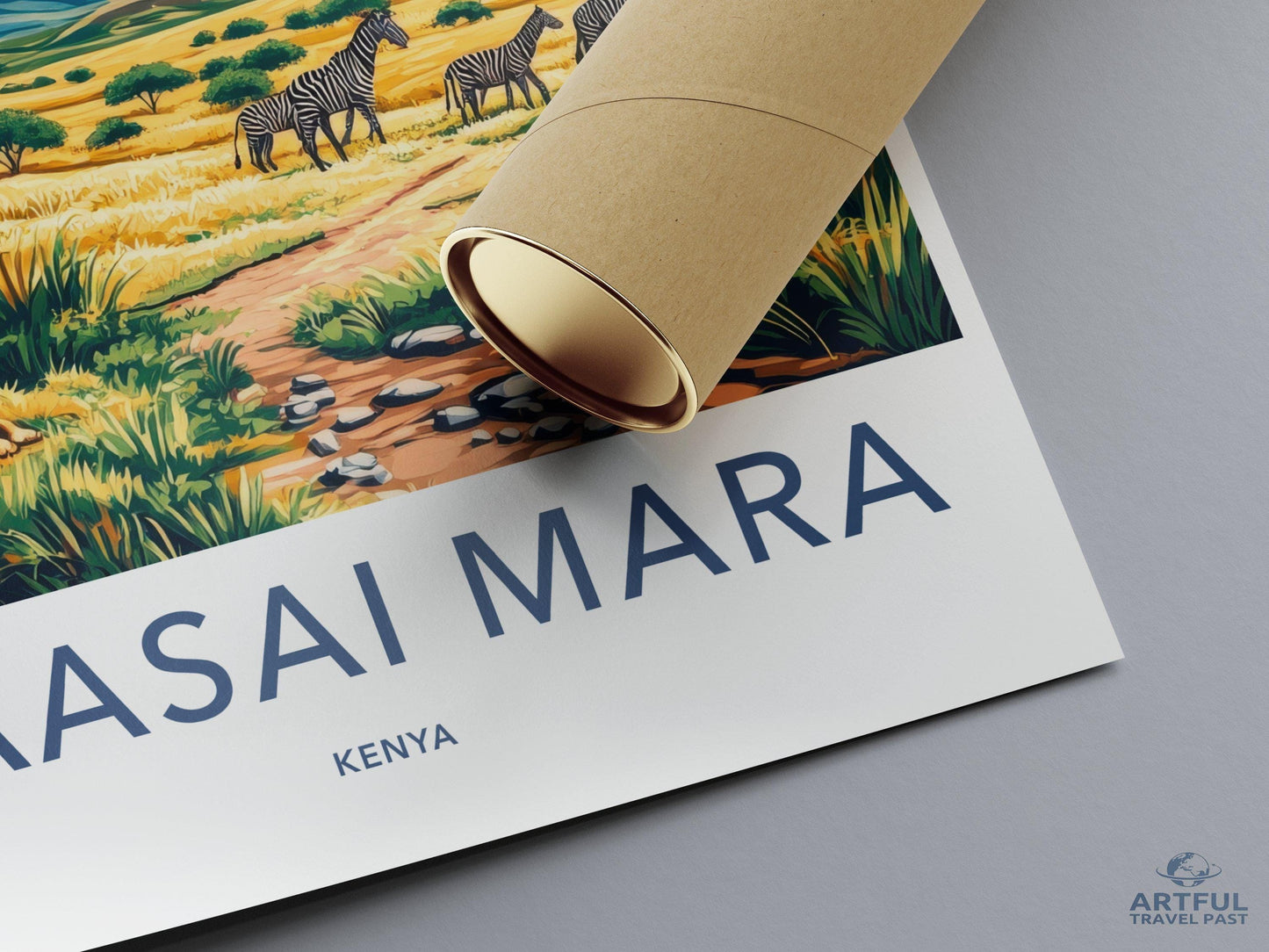 Maasai Mara Poster | Kenya Wall Art | Africa Decor