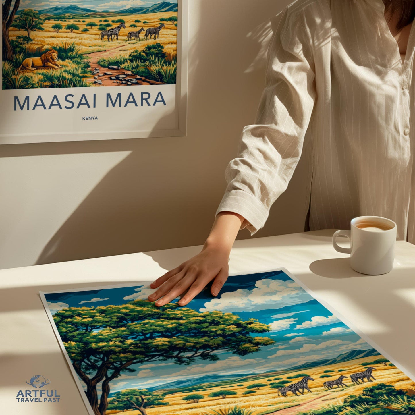 Maasai Mara Poster | Kenya Wall Art | Africa Decor
