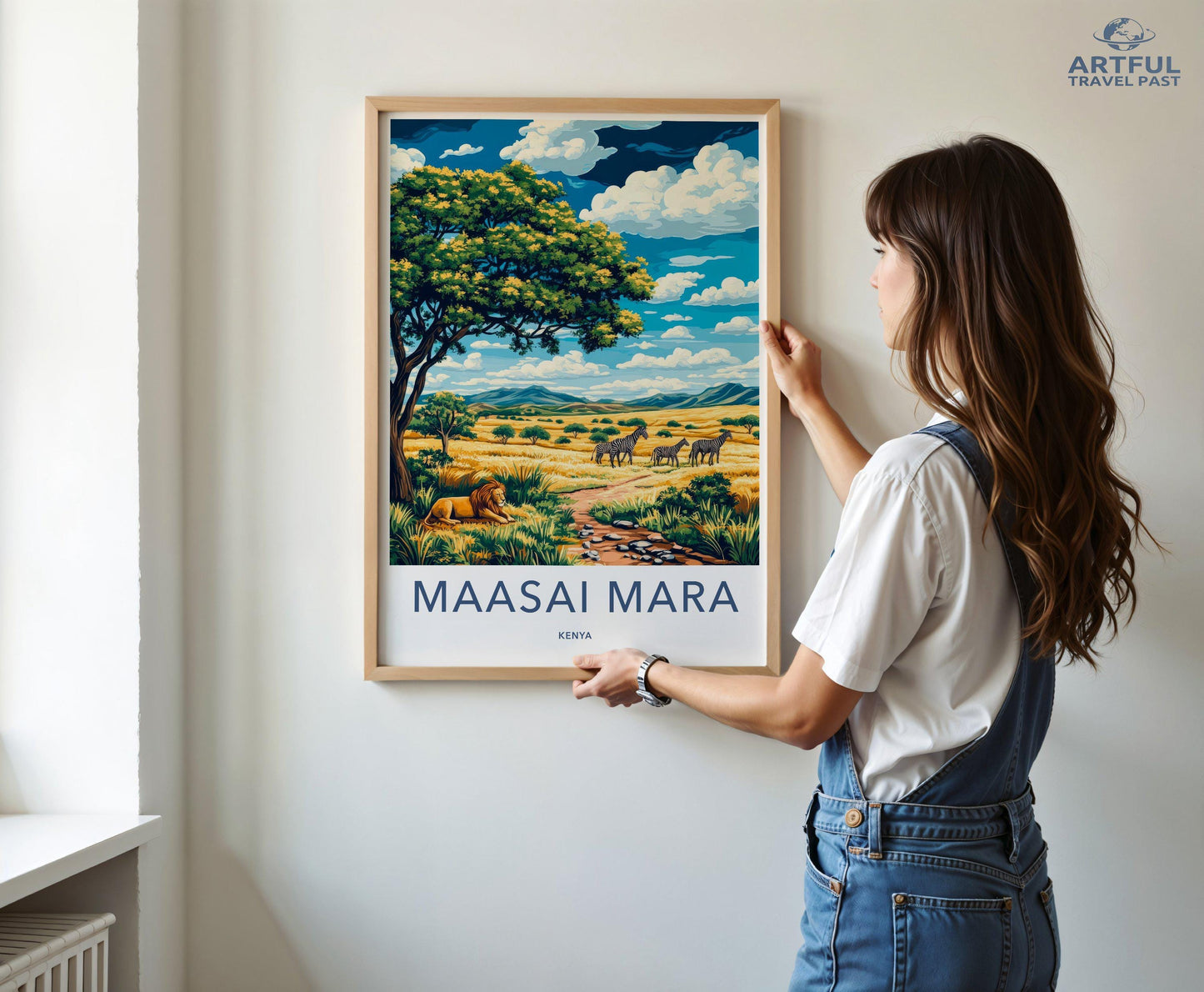 Maasai Mara Poster | Kenya Wall Art | Africa Decor