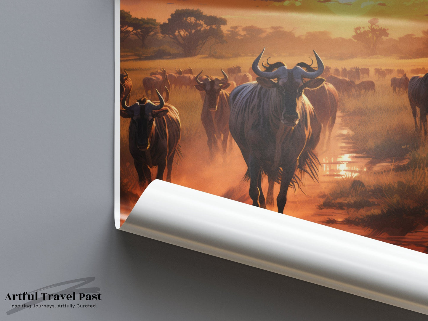 Maasai Mara Poster | Kenya Wall Art | Africa Decor
