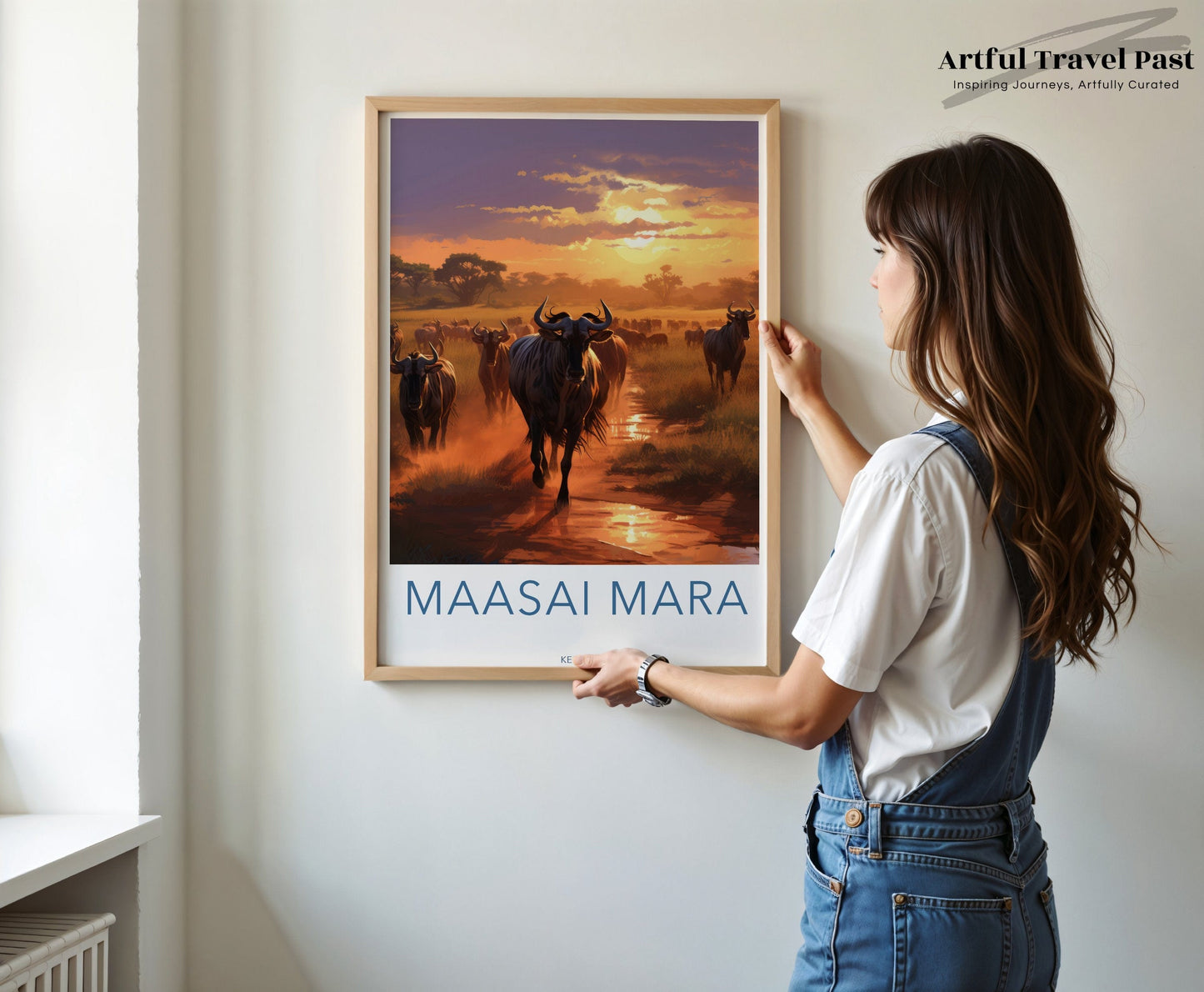 Maasai Mara Poster | Kenya Wall Art | Africa Decor