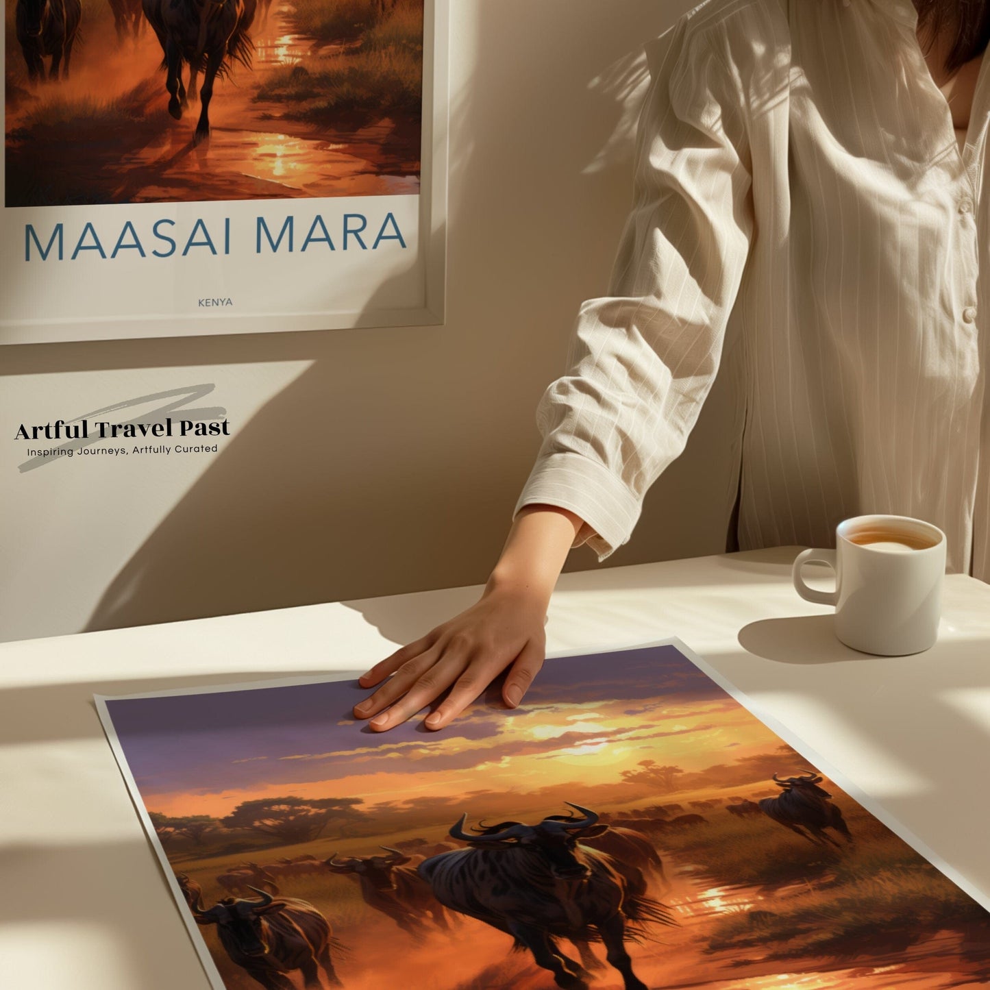 Maasai Mara Poster | Kenya Wall Art | Africa Decor