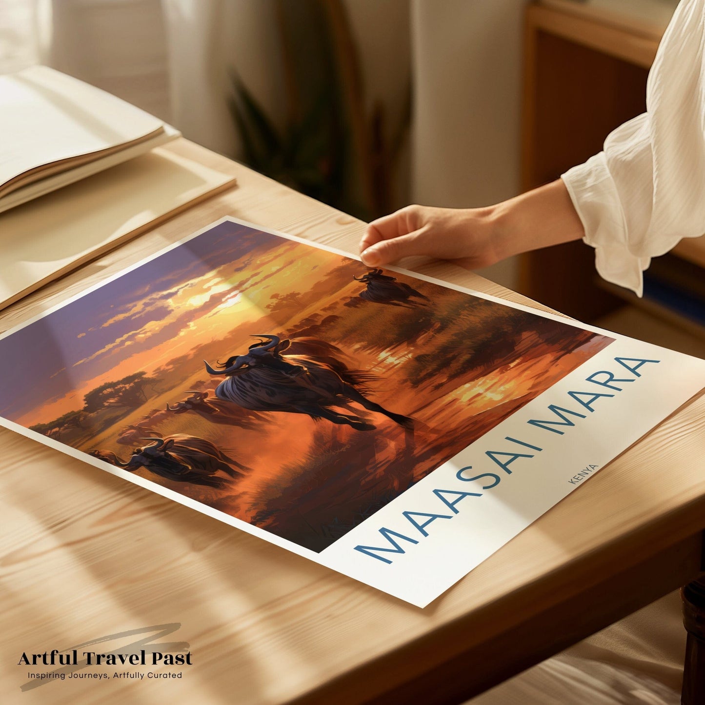 Maasai Mara Poster | Kenya Wall Art | Africa Decor