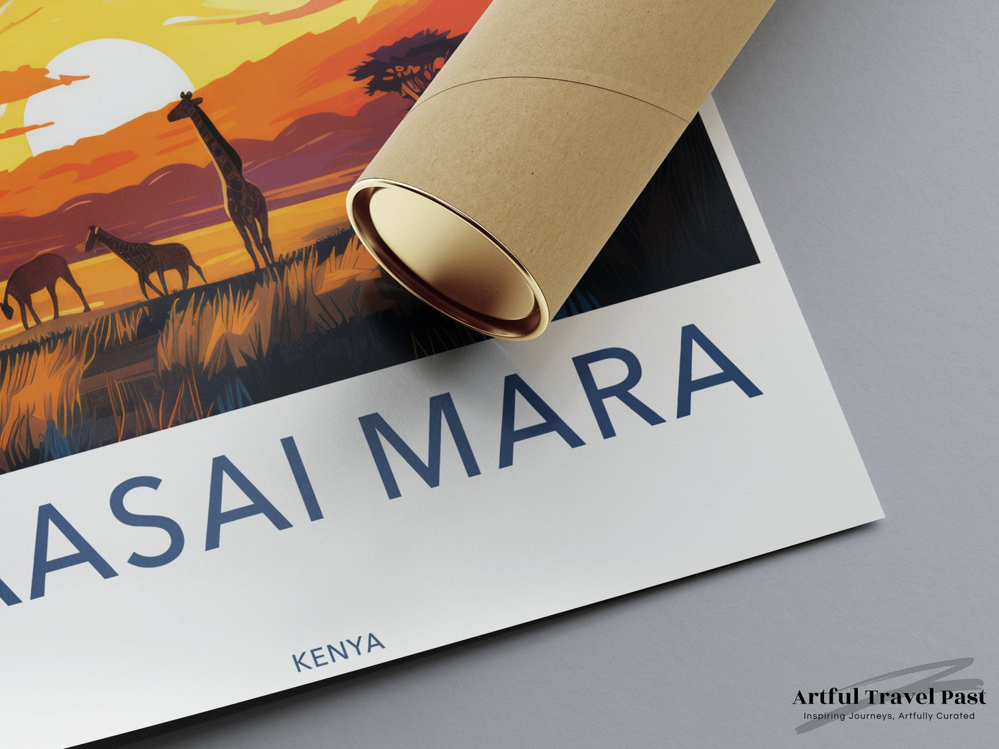 Maasai Mara Poster | Kenya Wall Art | Africa Decor