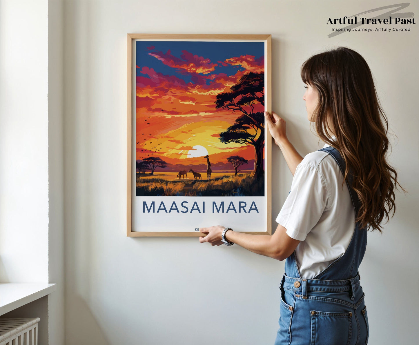 Maasai Mara Poster | Kenya Wall Art | Africa Decor