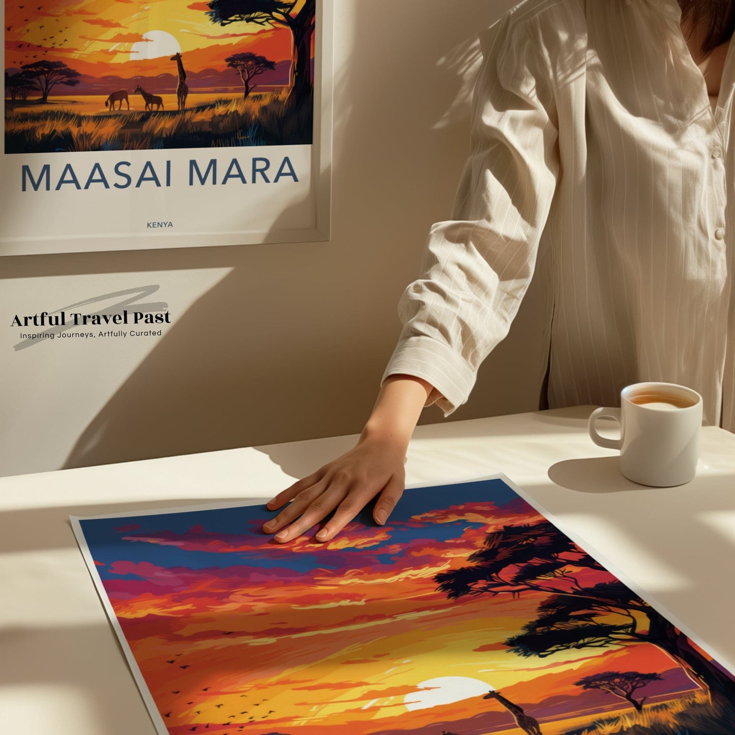 Maasai Mara Poster | Kenya Wall Art | Africa Decor