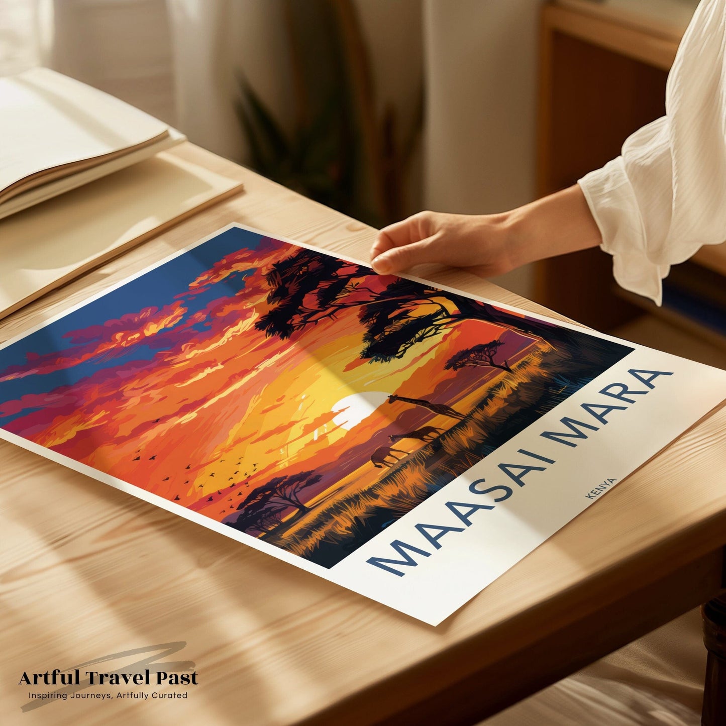 Maasai Mara Poster | Kenya Wall Art | Africa Decor