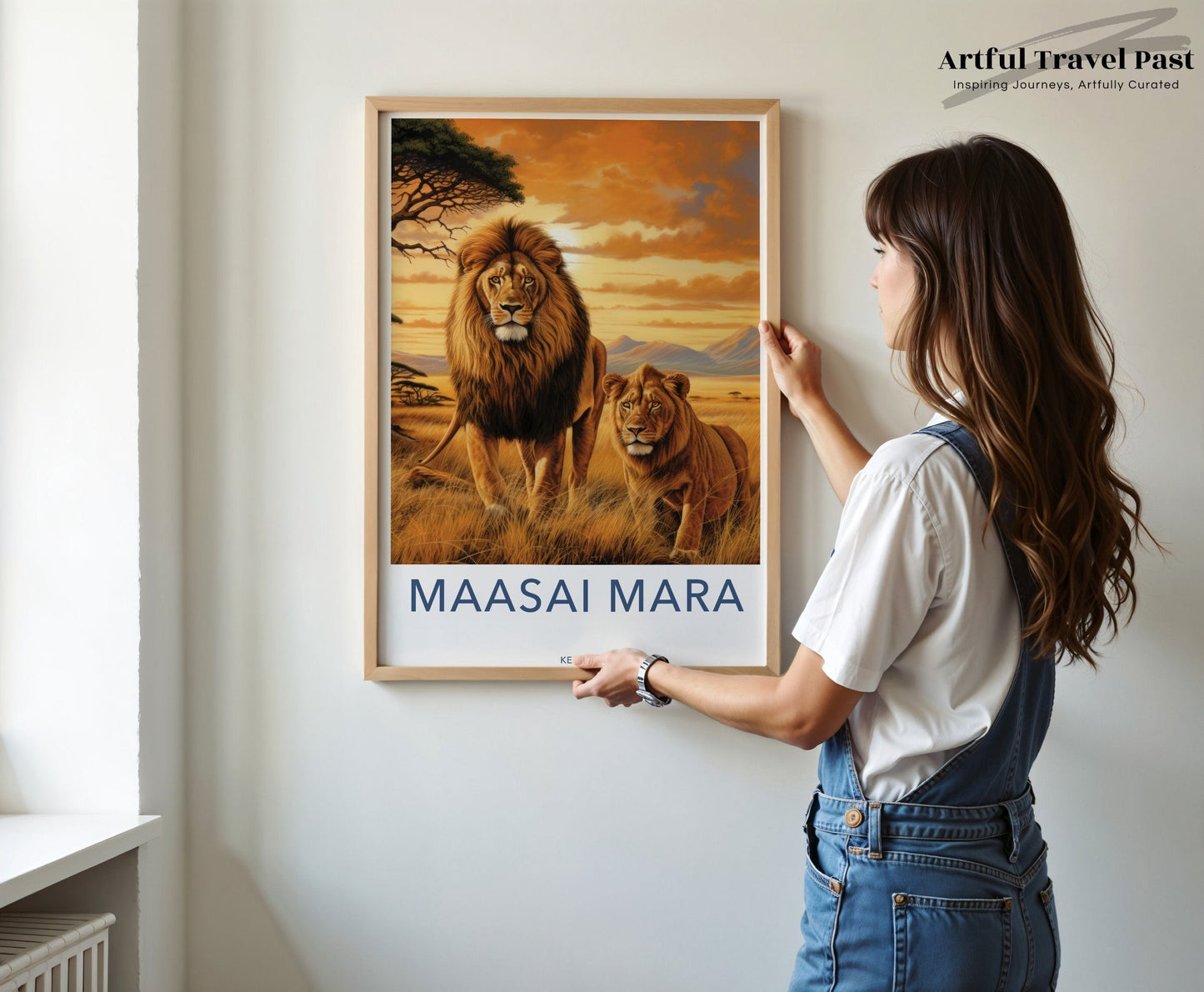 Maasai Mara Poster | Kenya Wall Art | Africa Decor