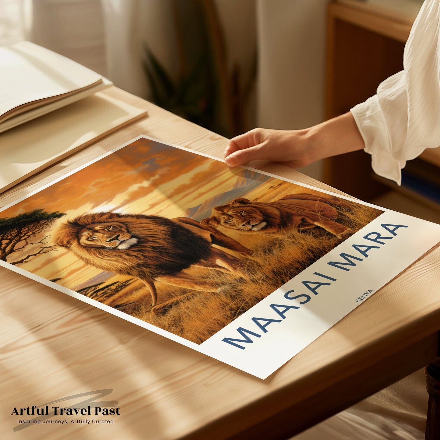 Maasai Mara Poster | Kenya Wall Art | Africa Decor