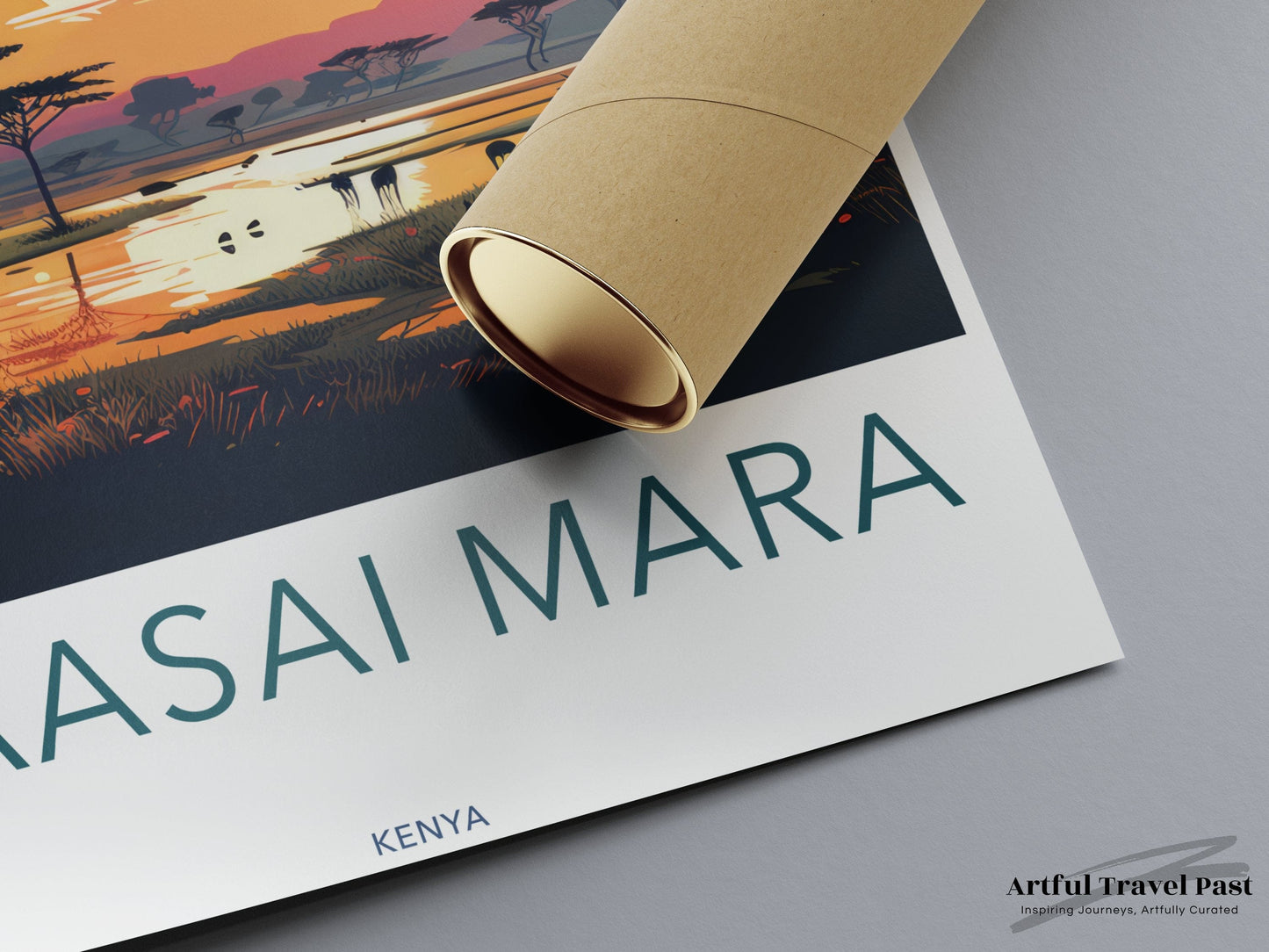 Maasai Mara Poster | Kenya Wall Art | Africa Decor