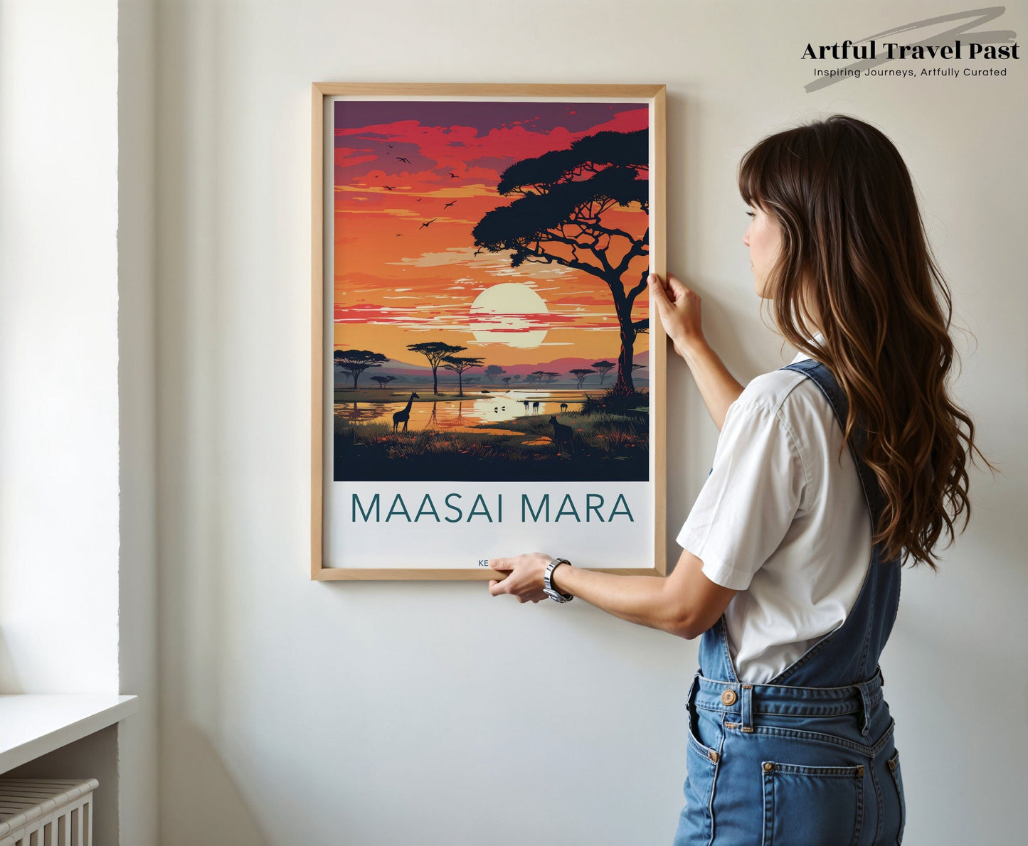 Maasai Mara Poster | Kenya Wall Art | Africa Decor