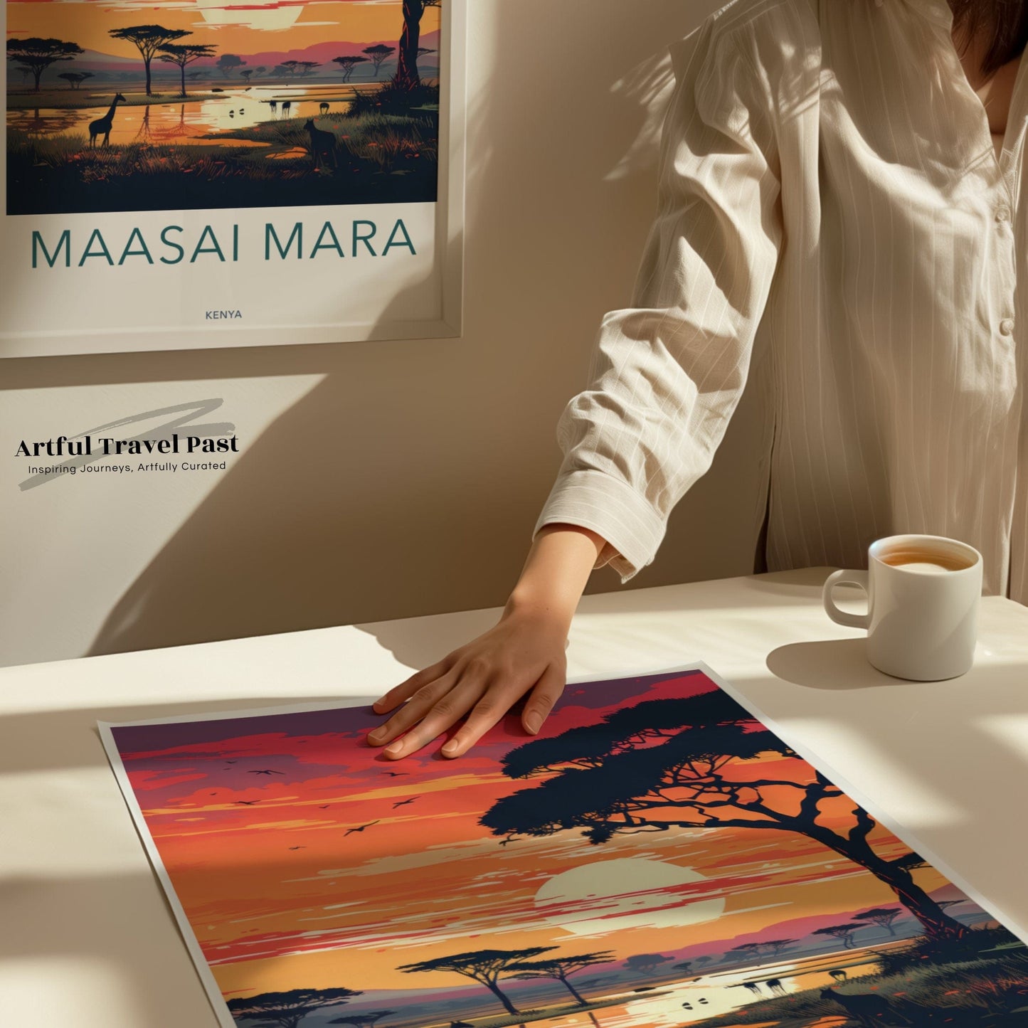 Maasai Mara Poster | Kenya Wall Art | Africa Decor