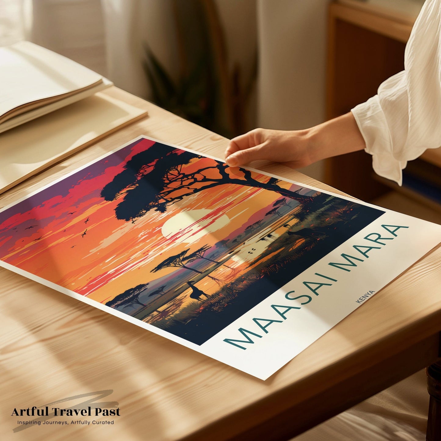 Maasai Mara Poster | Kenya Wall Art | Africa Decor