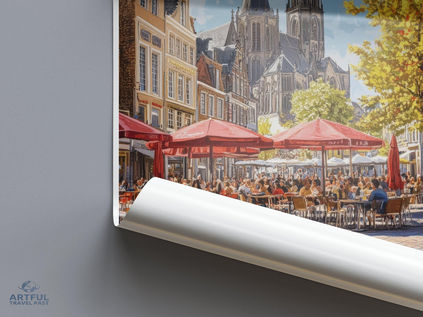 Maastricht Poster | Netherlands Wall Art | Europe Decor