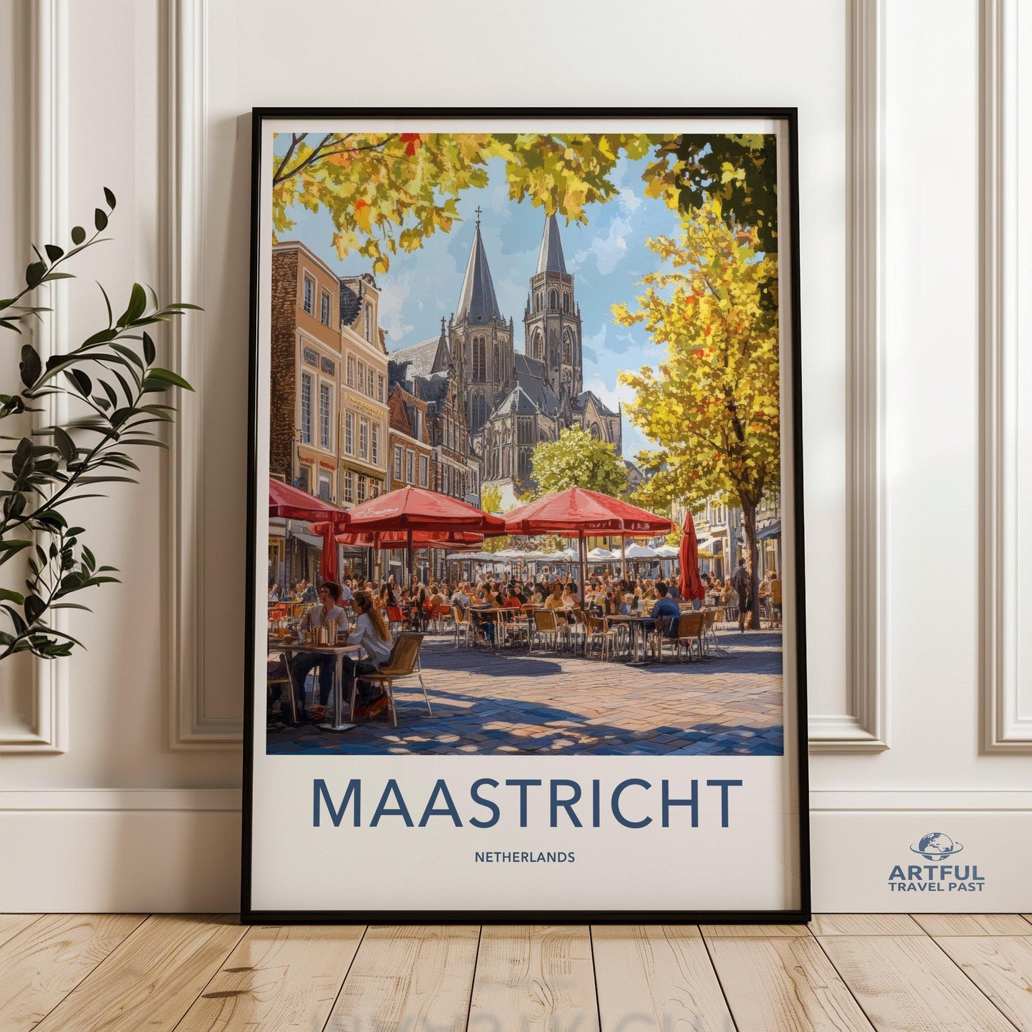 Maastricht Poster | Netherlands Wall Art | Europe Decor